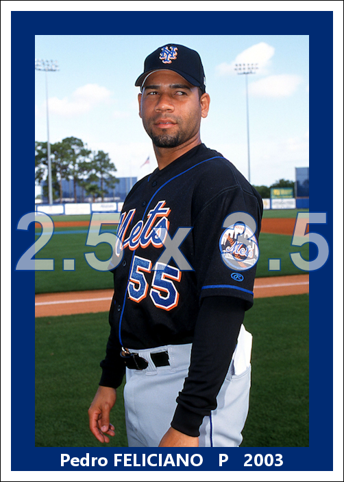 Pedro Feliciano - 2003 New York Mets - choose a size & style