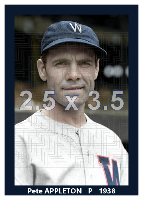 Pete Appleton - 1938 Washington Senators - choose a size & style