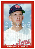 Pete Craig - 1968 Washington Senators - choose a size & style