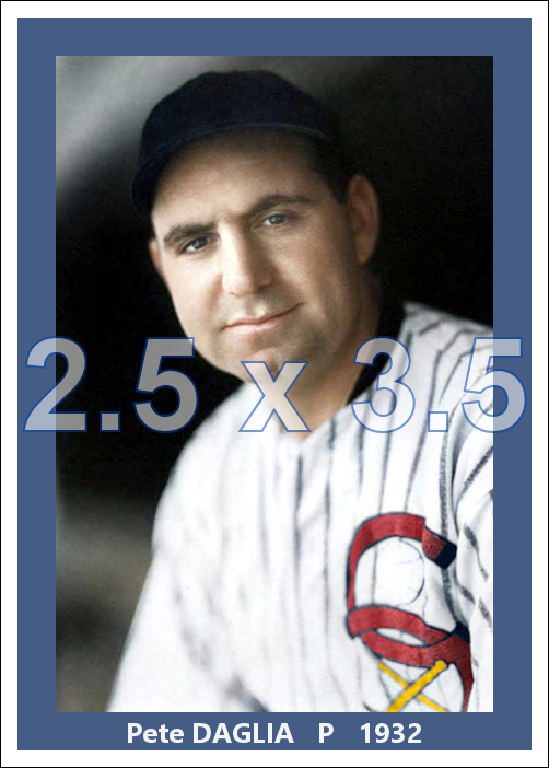 Pete Daglia - 1932 Chicago White Sox - choose a size & style