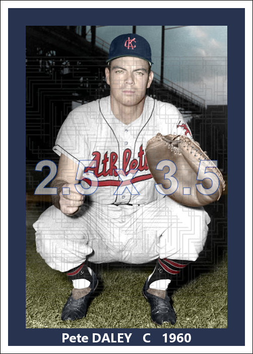 Pete Daley - 1960 Kansas City Athletics - choose a size & style