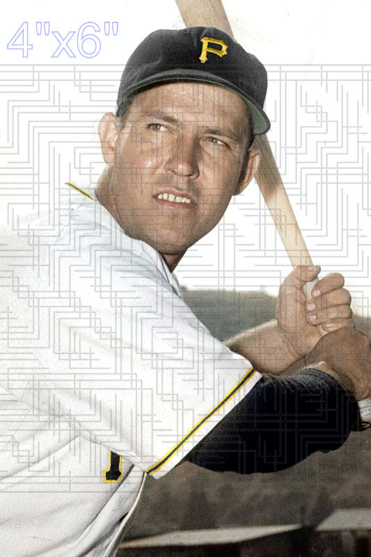 Pete Reiser - 1951 Pittsburgh Pirates - choose a size & style