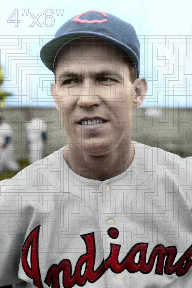 Pete Reiser - 1952 Cleveland Indians - choose a size & style