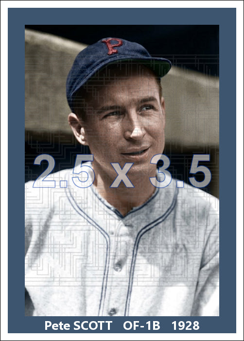 Pete Scott - 1928 Pittsburgh Pirates - choose a size & style