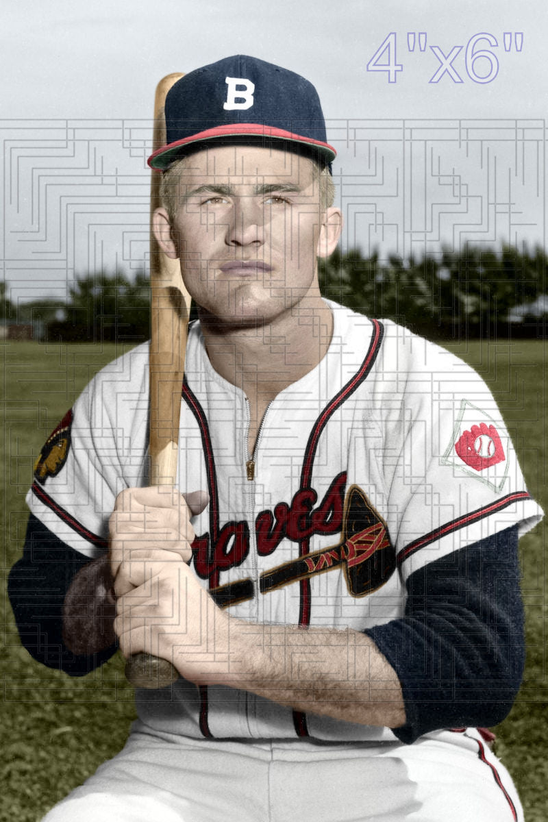 Pete Whisenant - 1952 Boston Braves - choose a size & style
