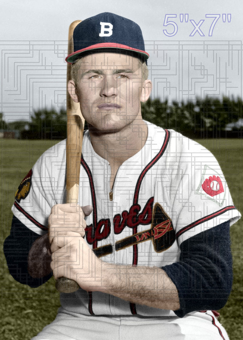 Pete Whisenant - 1952 Boston Braves - choose a size & style