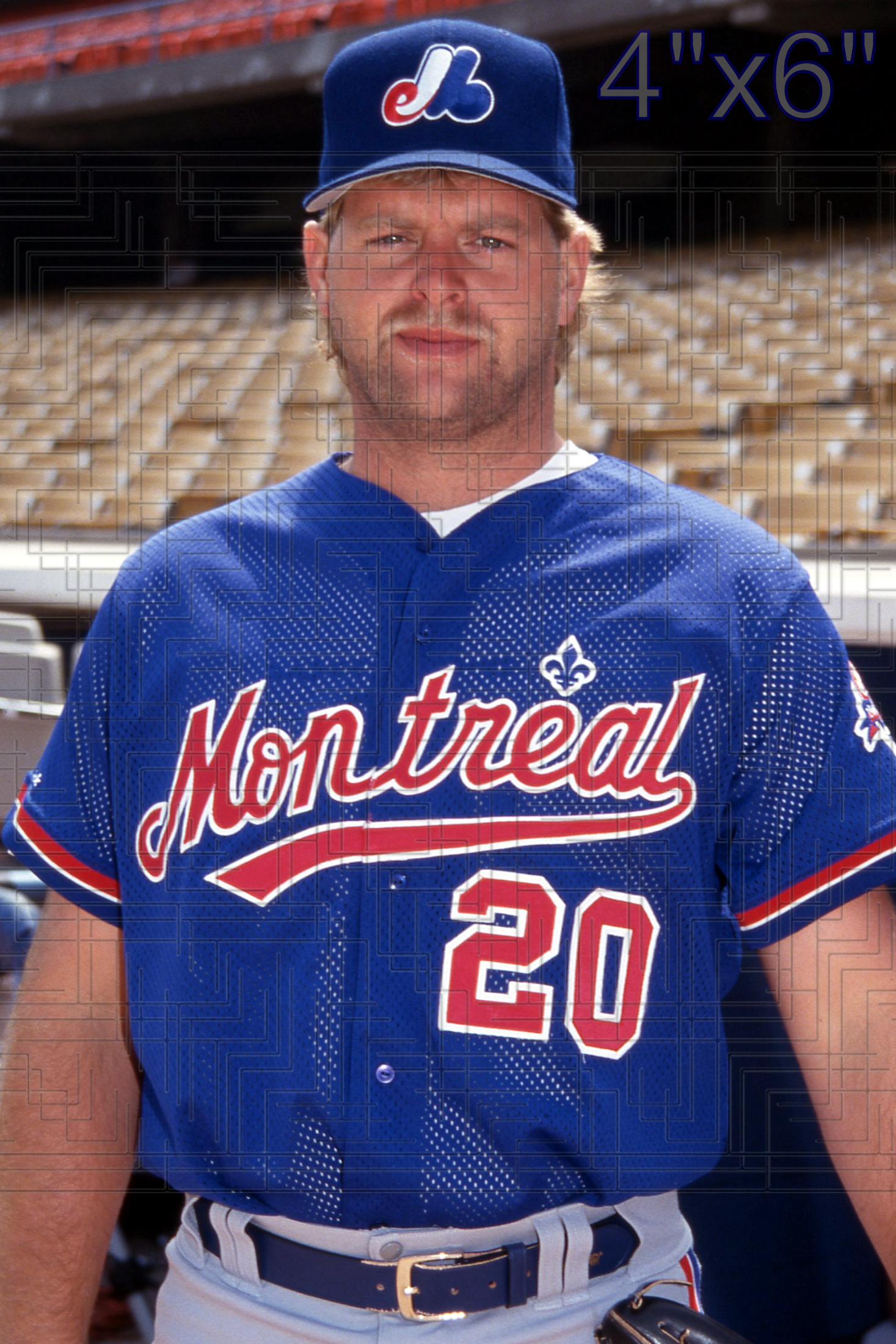 Pete Young - 1992 Montreal Expos - choose a size & style