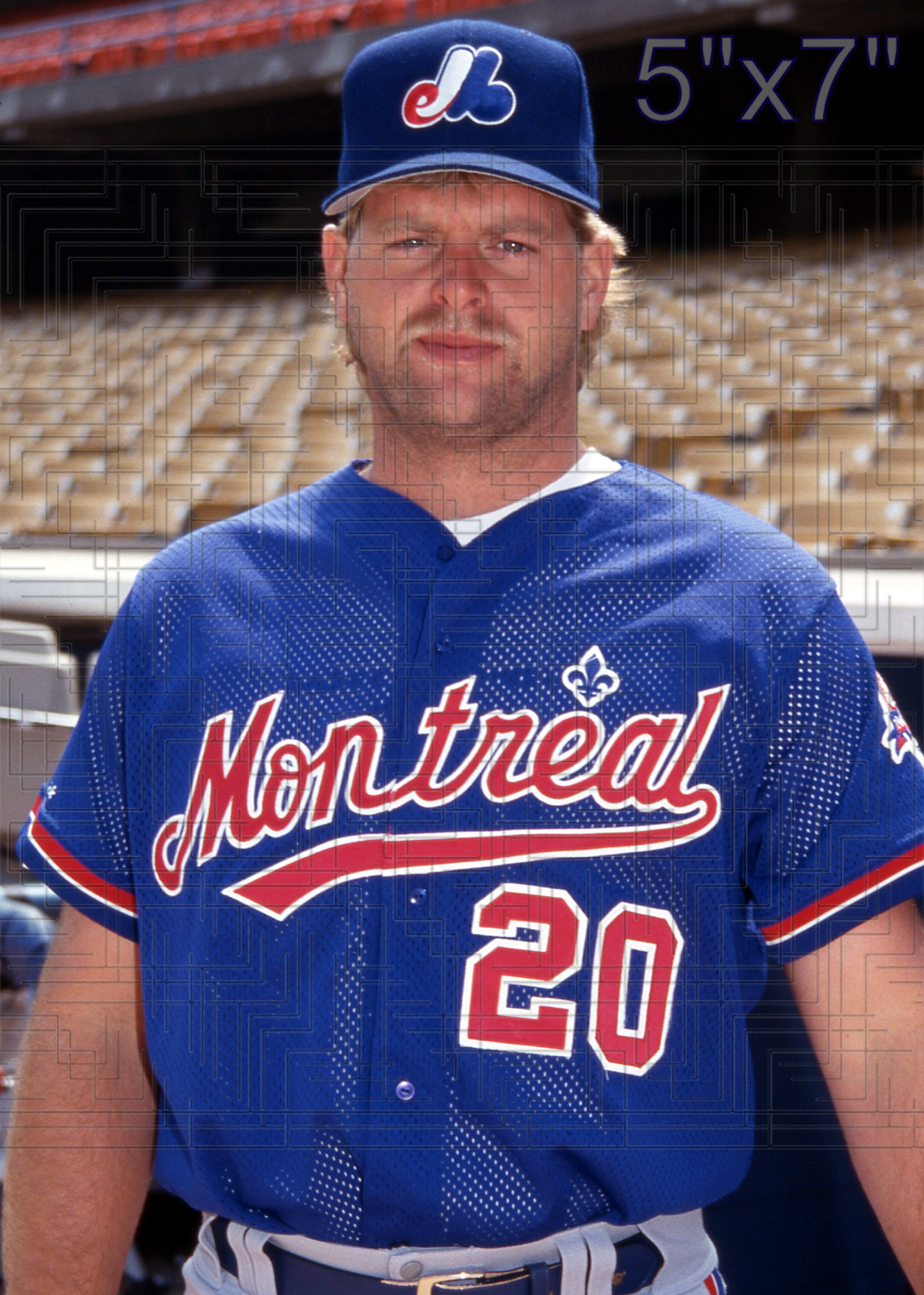 Pete Young - 1992 Montreal Expos - choose a size & style