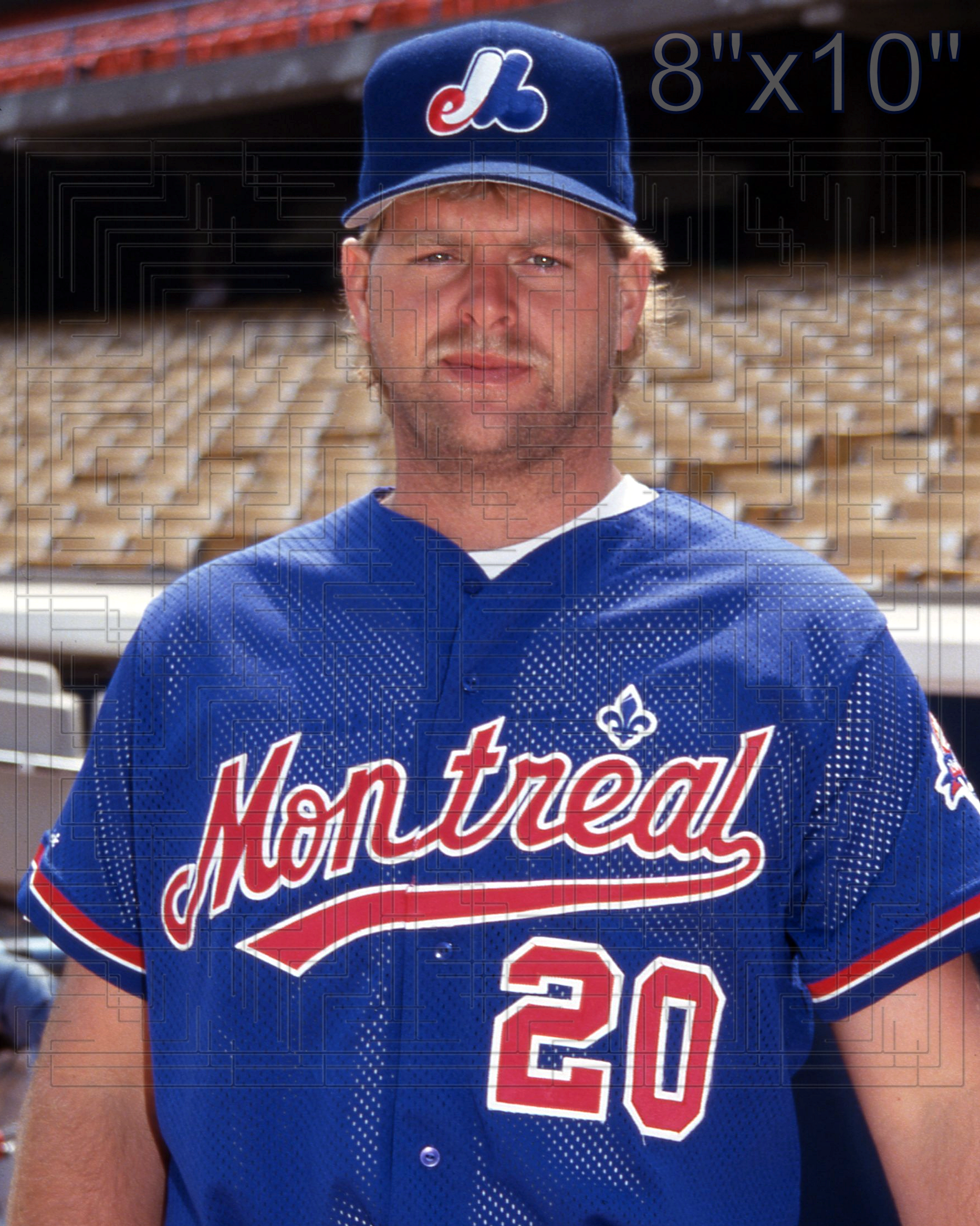 Pete Young - 1992 Montreal Expos - choose a size & style