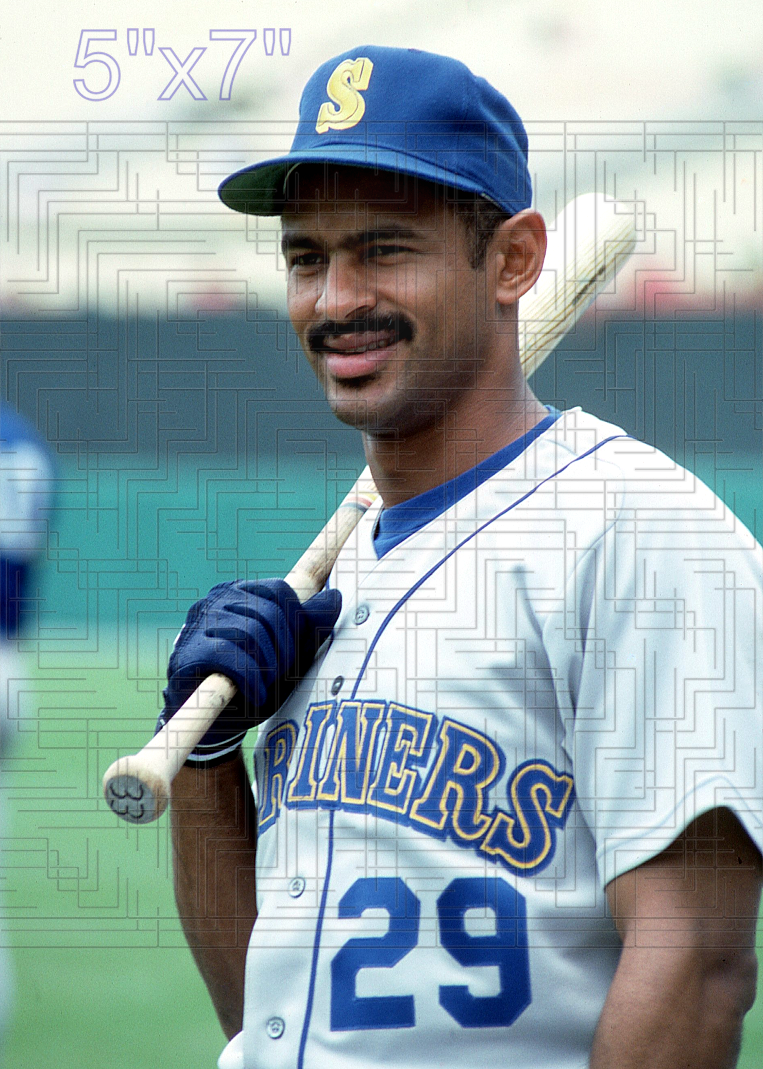 Phil Bradley - 1987 Seattle Mariners - choose a size & style