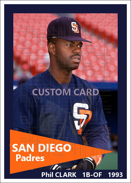 Phil Clark - 1993 San Diego Padres - choose a size & style