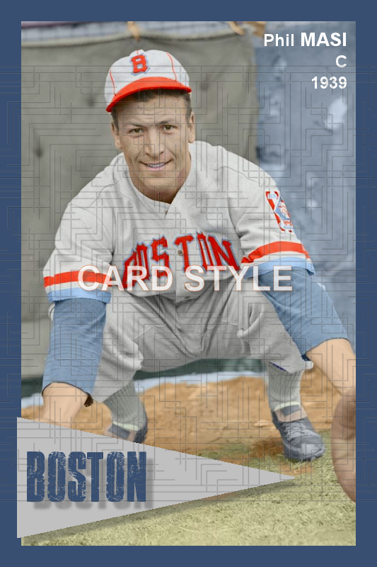 Phil Masi - 1939 Boston Bees - choose a size & style