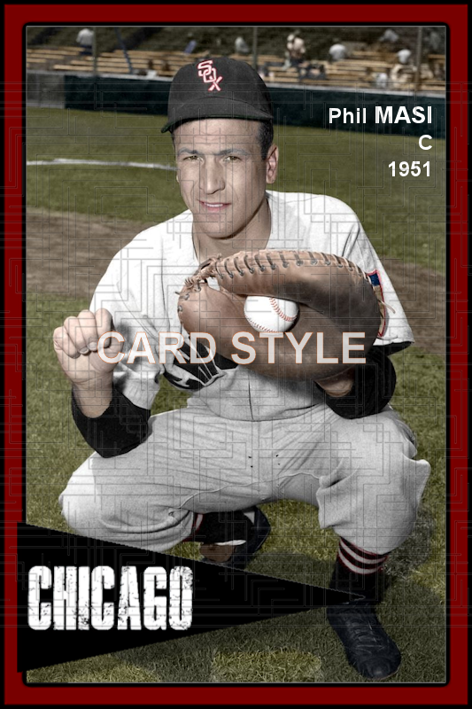 Phil Masi - 1951 Chicago White Sox - choose a size & style