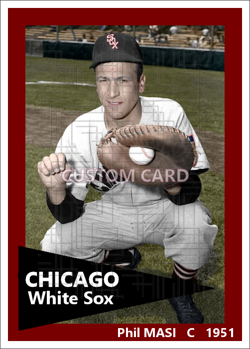 Phil Masi - 1951 Chicago White Sox - choose a size & style