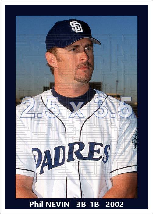 Phil Nevin - 2002 San Diego Padres - choose a size & style
