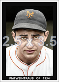 Phil Weintraub - 1934 New York Giants - choose a size & style