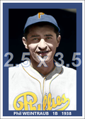 Phil Weintraub - 1938 Philadelphia Phillies - choose a size & style