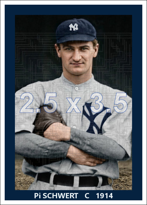 Pi Schwert - 1914 New York Yankees - choose a size & style