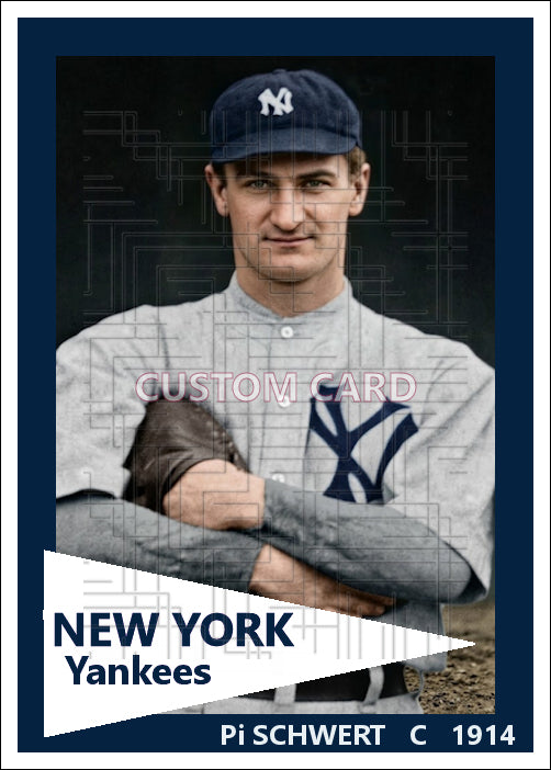 Pi Schwert - 1914 New York Yankees - choose a size & style