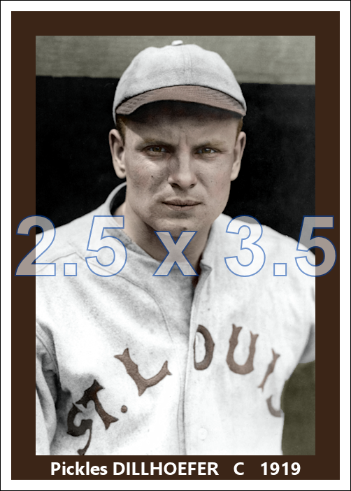 Pickles Dillhoefer - 1919 St. Louis Browns - choose a size & style