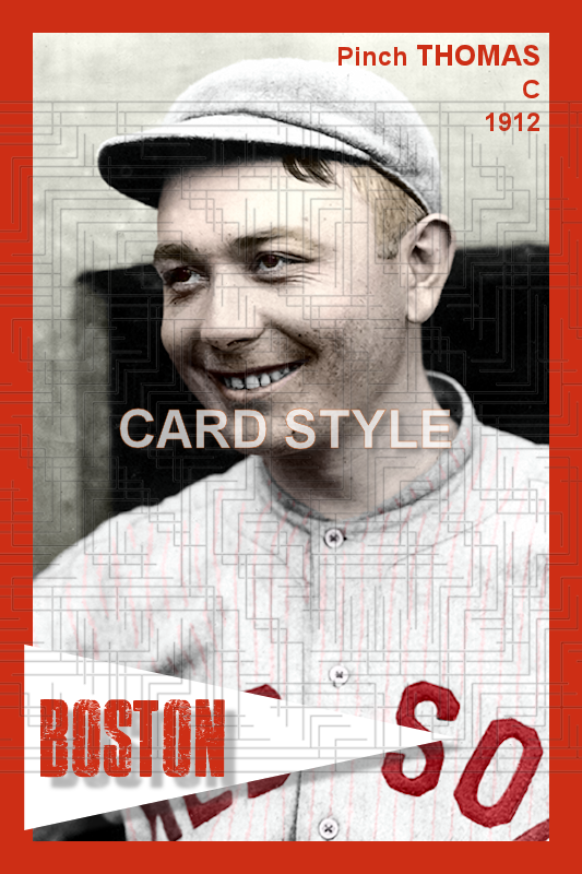 Pinch Thomas - 1912 Boston Red Sox - choose a size & style