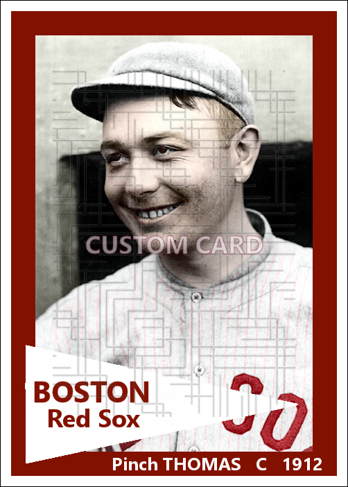 Pinch Thomas - 1912 Boston Red Sox - choose a size & style
