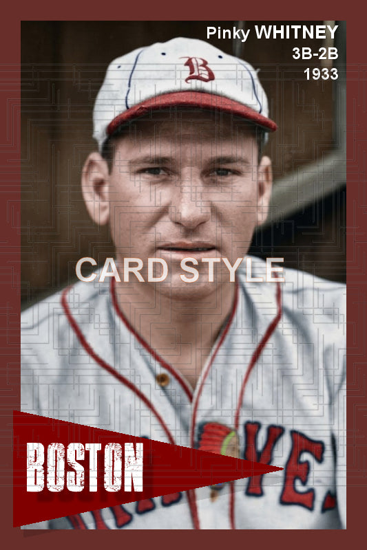 Pinky Whitney - 1933 Boston Braves - choose a size & style