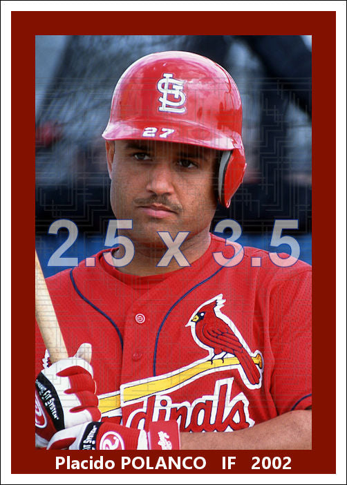 Placido Polanco - 2002 St. Louis Cardinals - choose a size & style