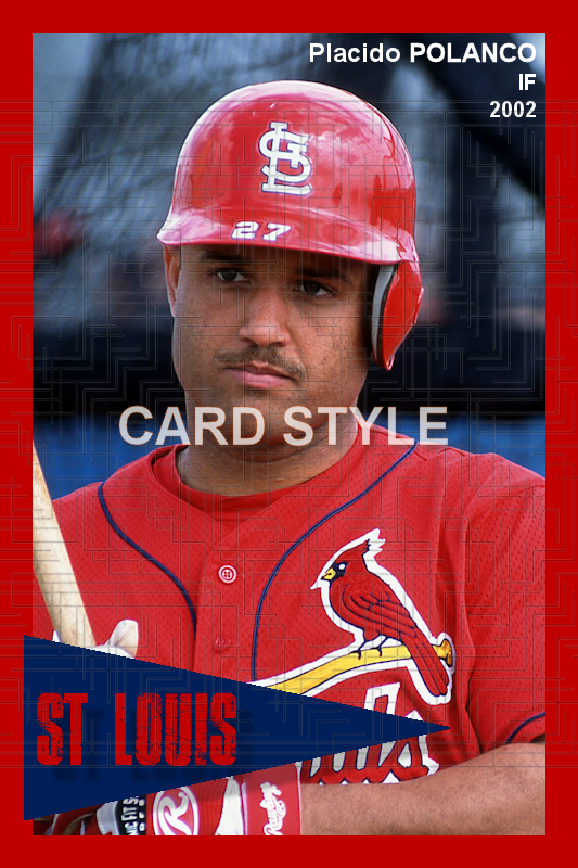 Placido Polanco - 2002 St. Louis Cardinals - choose a size & style