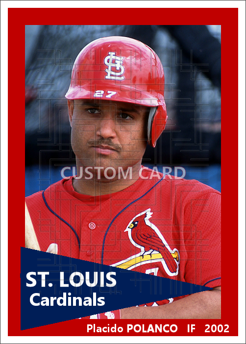 Placido Polanco - 2002 St. Louis Cardinals - choose a size & style