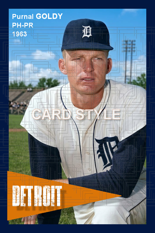 Purnal Goldy - 1963 Detroit Tigers - choose a size & style