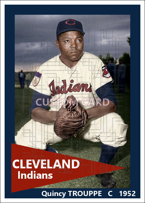 Quincy Trouppe - 1952 Cleveland Indians - choose a size & style