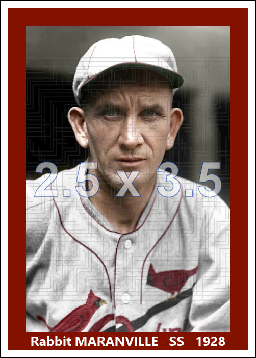 Rabbit Maranville - 1928 St. Louis Cardinals - choose a size & style