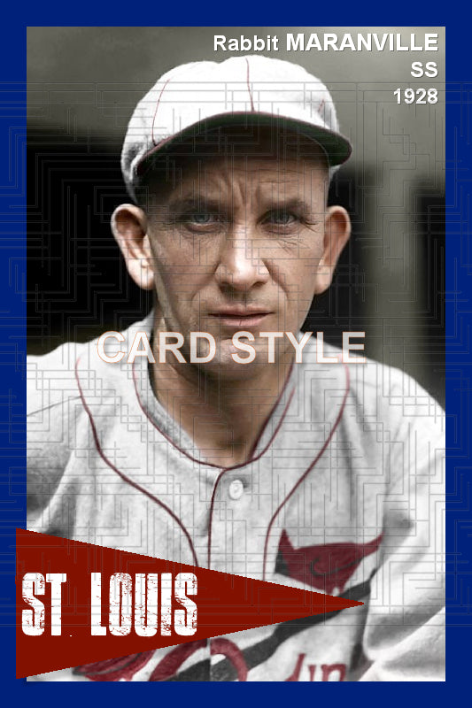 Rabbit Maranville - 1928 St. Louis Cardinals - choose a size & style