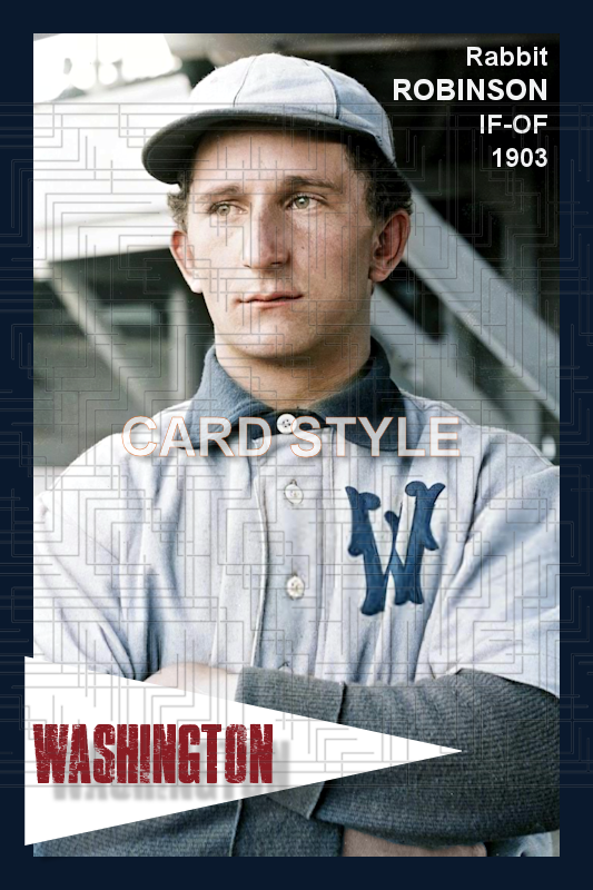 Rabbit Robinson - 1903 Washington Senators - choose a size & style