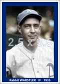 Rabbit Warstler - 1935 Philadelphia Athletics - choose a size & style