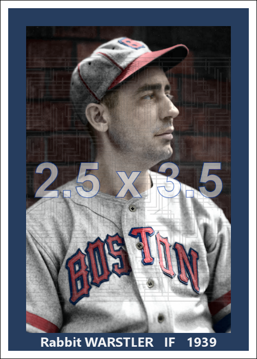 Rabbit Warstler - 1939 Boston Bees - choose a size & style