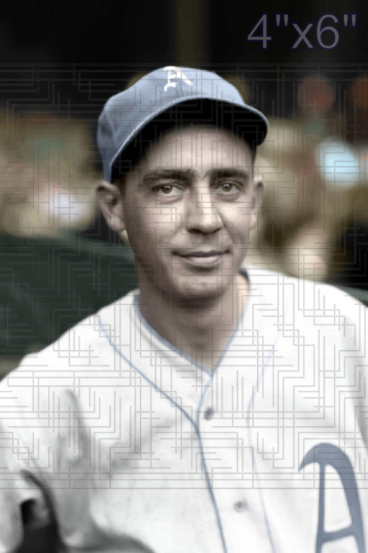 Rabbit Warstler - 1935 Philadelphia Athletics - choose a size & style