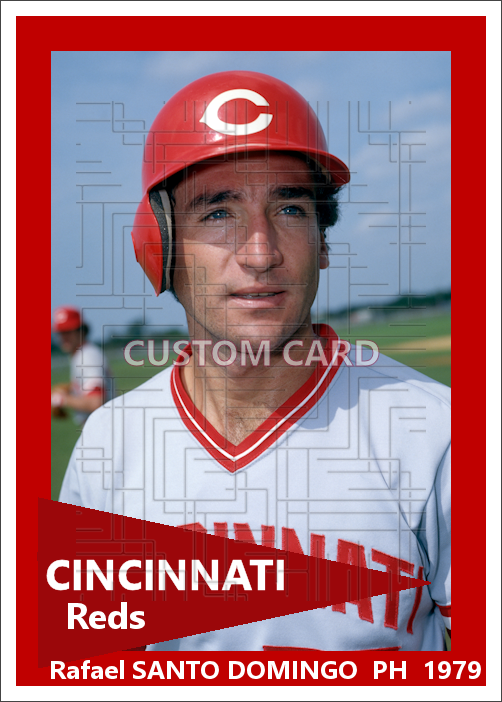 Rafael Santo Domingo - 1979 Cincinnati Reds - choose a size & style