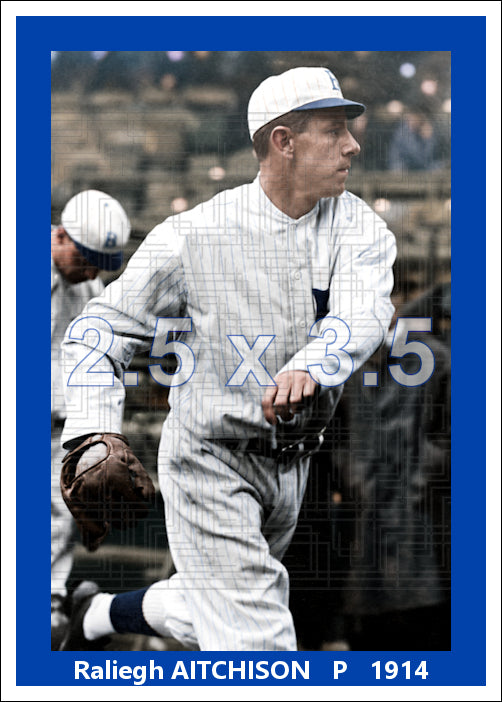 Raleigh Aitchison - 1914 Brooklyn Dodgers - choose a size & style