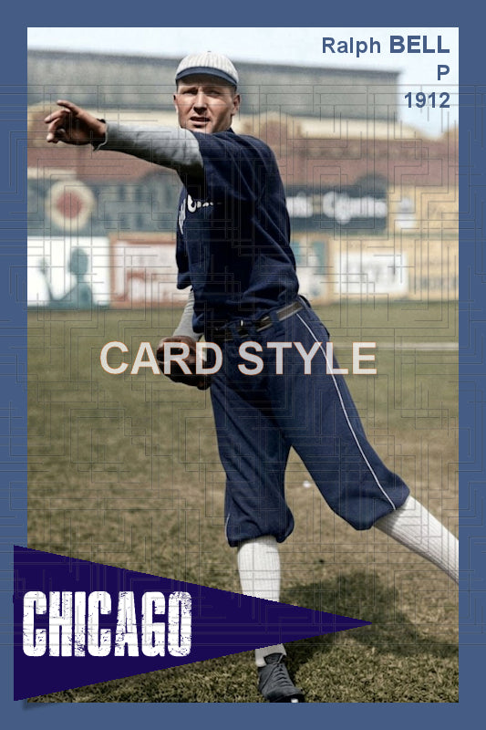 Ralph Bell - 1912 Chicago White Sox - choose a size & style