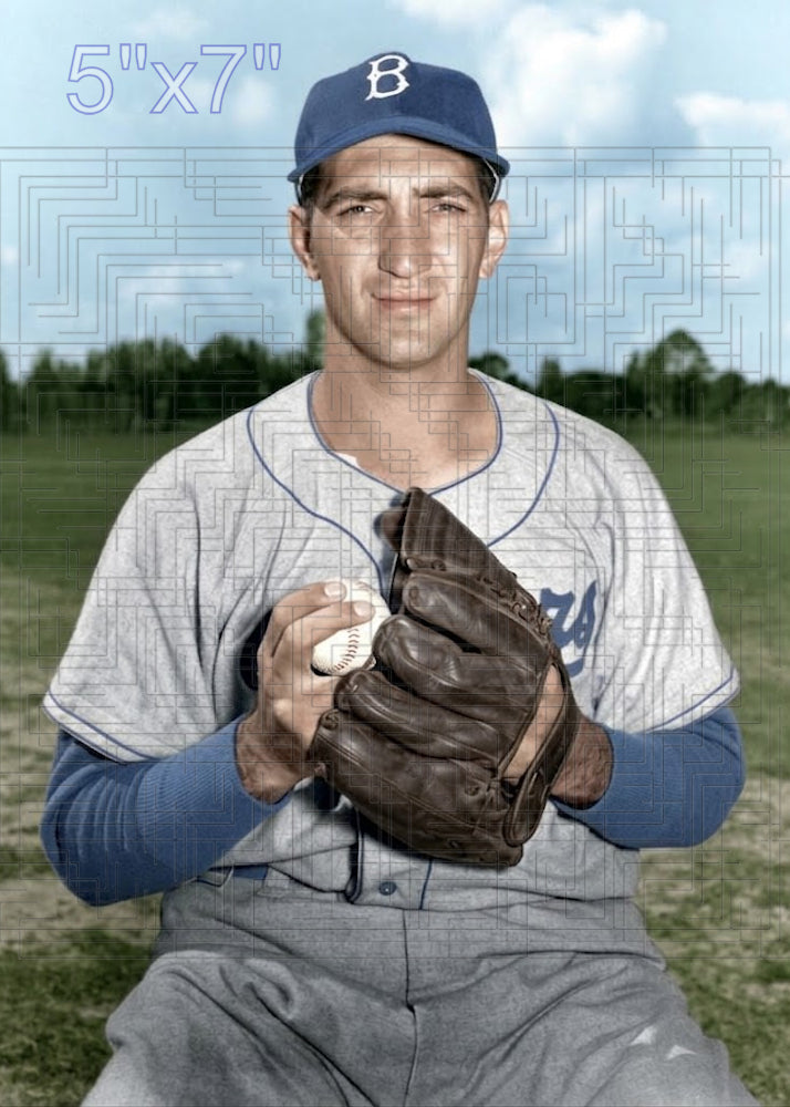 Ralph Branca - 1951 Brooklyn Dodgers - choose a size & style