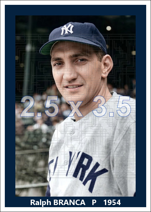 Ralph Branca - 1954 New York Yankees - choose a size & style