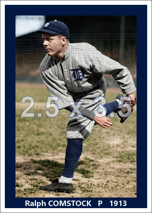 Ralph Comstock - 1913 Detroit Tigers - choose a size & style