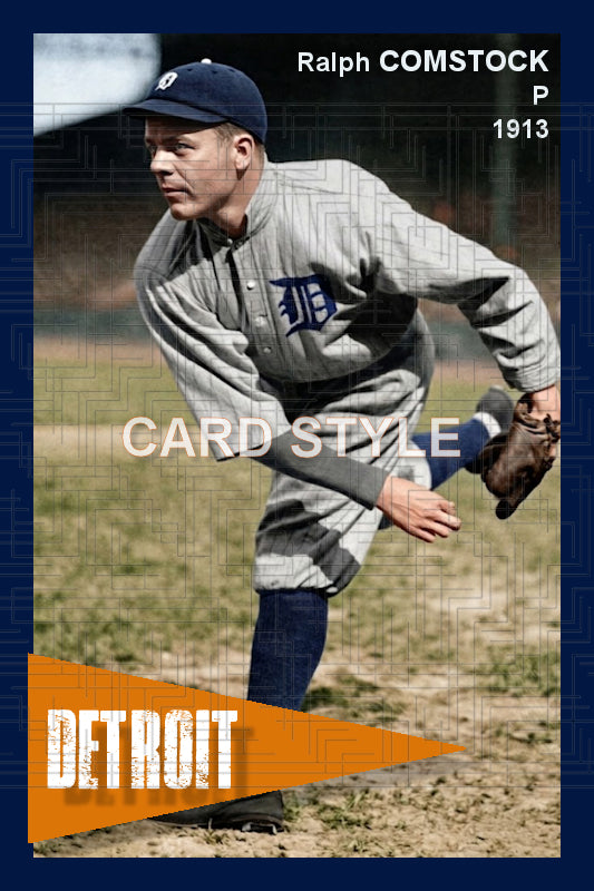 Ralph Comstock - 1913 Detroit Tigers - choose a size & style