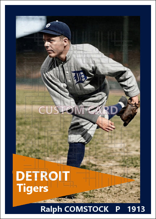 Ralph Comstock - 1913 Detroit Tigers - choose a size & style