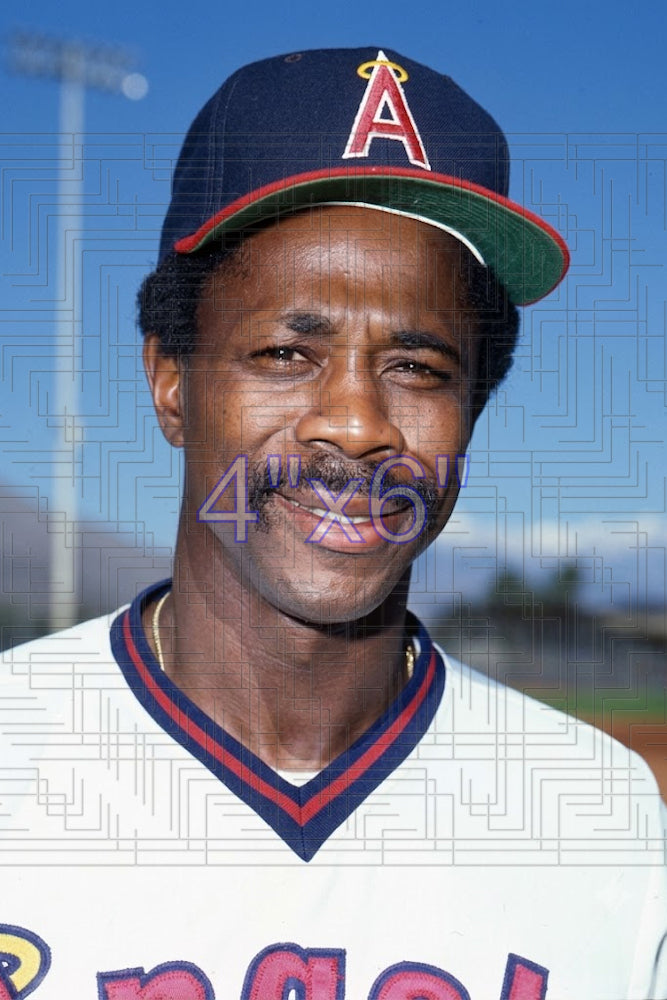 Ralph Garr - 1980 California Angels - choose a size & style