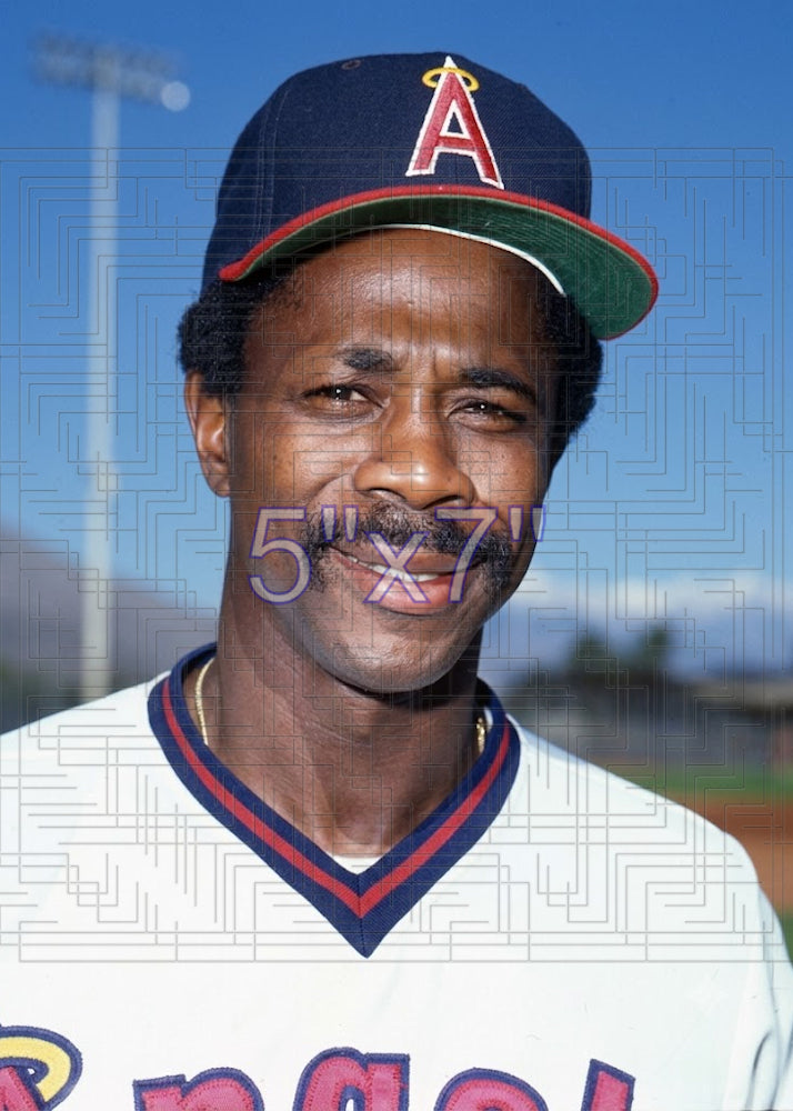 Ralph Garr - 1980 California Angels - choose a size & style