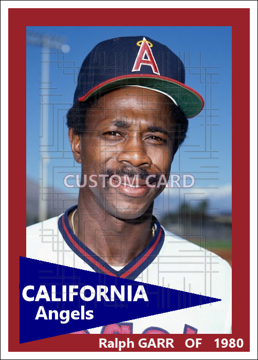 Ralph Garr - 1980 California Angels - choose a size & style