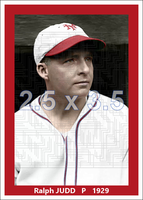 Ralph Judd - 1929 New York Giants - choose a size & style